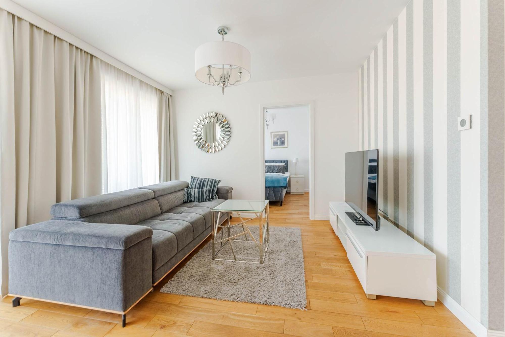 Apart111 Apartament Rodzinny 3 Pokoje - 2 Sypialnie- Sauna, Silownia Kolobrzeg Dış mekan fotoğraf