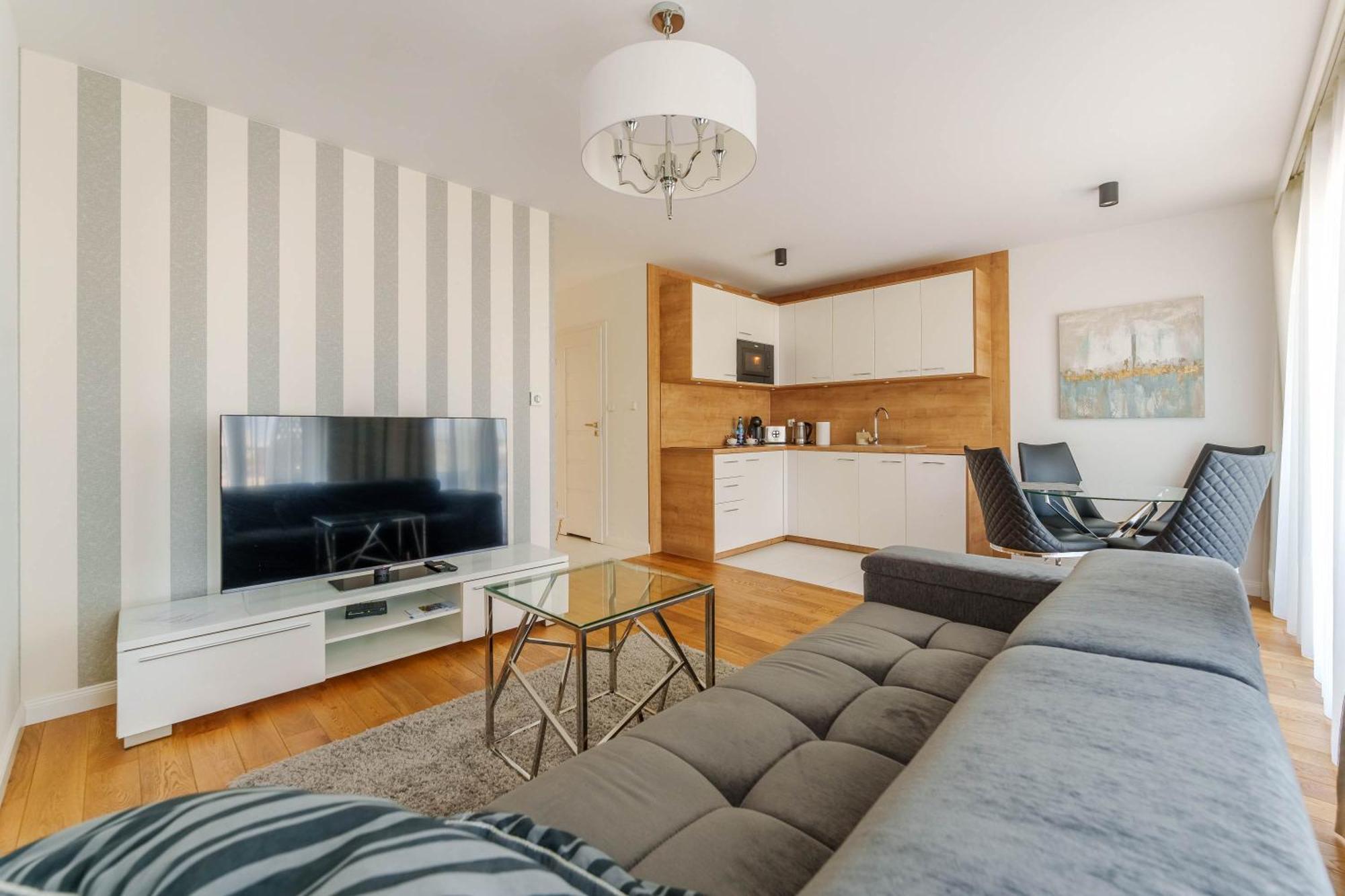 Apart111 Apartament Rodzinny 3 Pokoje - 2 Sypialnie- Sauna, Silownia Kolobrzeg Dış mekan fotoğraf